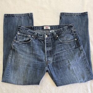 Levi’s 501 Straight Leg Jeans  Men’s 36x30 Button Fly Distress